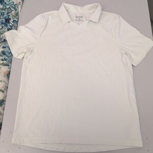 Rhone White Polo Shirt Men Large